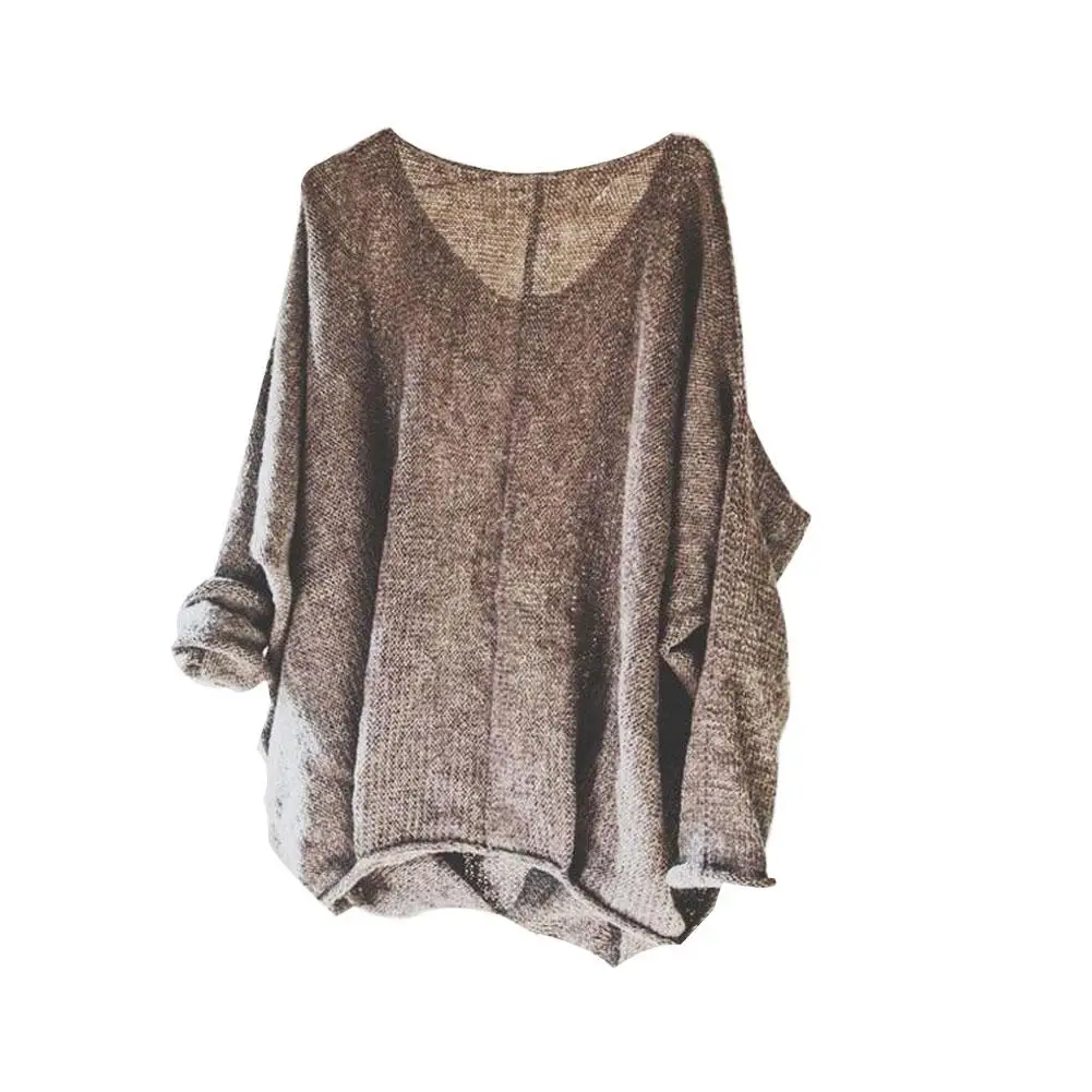 Women Autumn Loose Long Sleeve V-neck Loose Knitting Sweaters Casual Tops Blouse plus size 5XL
Women Autumn Loose Long Sleeve V-neck Loose Knitting Sweaters Casual Tops Blouse plus size 5XL