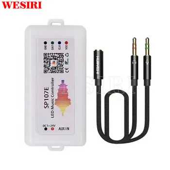 WIFI Bluetooth SP107E Pixel IC SPI Music LED Controller by Phone APP For WS2812 SK6812 SK9822 RGBW APA102 LPD8806 Strip DC5-24V
WIFI Bluetooth SP107E Pixel IC SPI Music LED Controller by Phone APP For WS2812 SK6812 SK9822 RGBW APA102 LPD8806 Strip DC5-24V