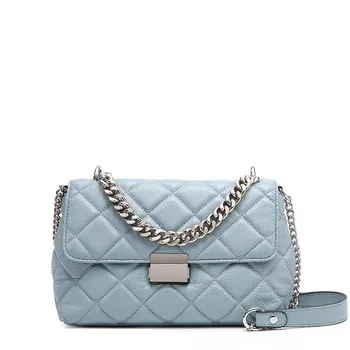 New 2019 Diamond Lattice Chain Messenger Bag Genuine Leather Female Handbags Natural Cowhide Party Package Ladies Crossbody Bag
New 2019 Diamond Lattice Chain Messenger Bag Genuine Leather Female Handbags Natural Cowhide Party Package Ladies Crossbody Bag