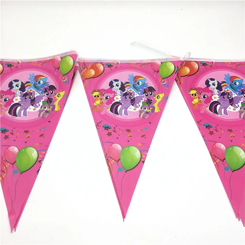 My Little Pony 10Pc 2.5M Baby Birthday Cartoon Banners Disposable Banners Party Flag Children Birthday Party Flag Supplies
My Little Pony 10Pc 2.5M Baby Birthday Cartoon Banners Disposable Banners Party Flag Children Birthday Party Flag Supplies