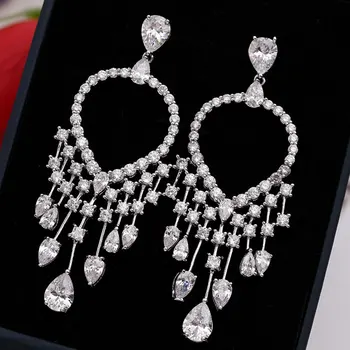 GODKI 66MM Heart Shape Geometric Drops Princess Design Full Microl Zirconia Wedding Engagement Women Earring Fashion Jewelry
GODKI 66MM Heart Shape Geometric Drops Princess Design Full Microl Zirconia Wedding Engagement Women Earring Fashion Jewelry
