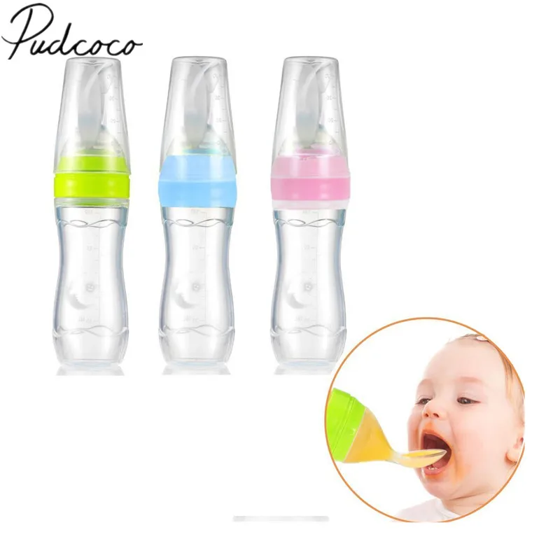 2018 Brand New Infant Toddler Nipple Pacifier Baby Feeding Tool Milk Bottle With Spoon Silicone Unique Spoon Lid food Supplement
2018 Brand New Infant Toddler Nipple Pacifier Baby Feeding Tool Milk Bottle With Spoon Silicone Unique Spoon Lid food Supplement