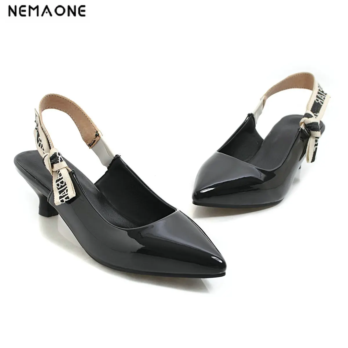 NEMAONE 2019 summer Women Shoes Pumps High Heels Shoes Elegant Mid Heeled Sexy Pointed Toe Slingbacks Wedding Party Shoes
NEMAONE 2019 summer Women Shoes Pumps High Heels Shoes Elegant Mid Heeled Sexy Pointed Toe Slingbacks Wedding Party Shoes