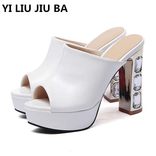 high quality Women Shoes Summer High Heel Peep Toe Party slippers Heel Female Slipper Outdoor shoes women Plus Size 35-39 **504
high quality Women Shoes Summer High Heel Peep Toe Party slippers Heel Female Slipper Outdoor shoes women Plus Size 35-39 **504
