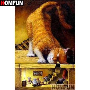 HOMFUN Full Square/Round Drill 5D DIY Diamond Painting "Cartoon cat mouse " 3D Embroidery Cross Stitch 5D Home Decor gift A17180
HOMFUN Full Square/Round Drill 5D DIY Diamond Painting "Cartoon cat mouse " 3D Embroidery Cross Stitch 5D Home Decor gift A17180