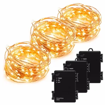 Kohree 3packs 10m100leds String Lights Battery Powered Waterproof Copper Wire Light for Xmas Tree Wedding Christmas Party Decor
Kohree 3packs 10m100leds String Lights Battery Powered Waterproof Copper Wire Light for Xmas Tree Wedding Christmas Party Decor