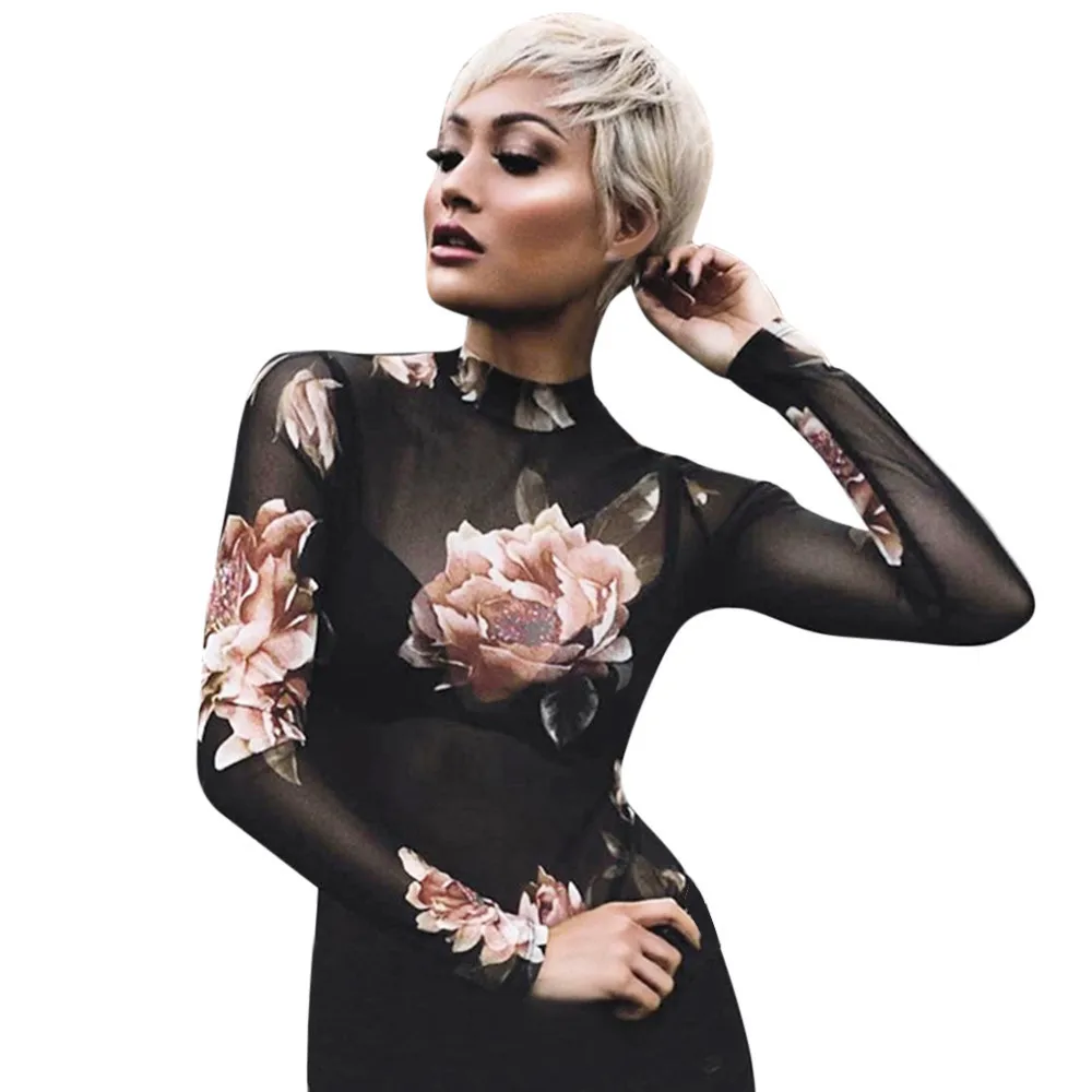 Mesh Sheer See Thourgh Blouse Women tops Women Long Sleeve Sexy Transparent Shirt Floral Skinny Blouse Mesh Sheer Tops blusas L3
Mesh Sheer See Thourgh Blouse Women tops Women Long Sleeve Sexy Transparent Shirt Floral Skinny Blouse Mesh Sheer Tops blusas L3