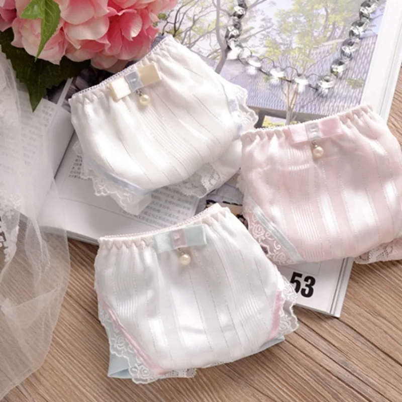 High Elasticity Milk Silk Smooth Cute Lovely Sweety Style Women Panties Low Waist Soft Sexy Lace Japanese Style Women Underwear
High Elasticity Milk Silk Smooth Cute Lovely Sweety Style Women Panties Low Waist Soft Sexy Lace Japanese Style Women Underwear