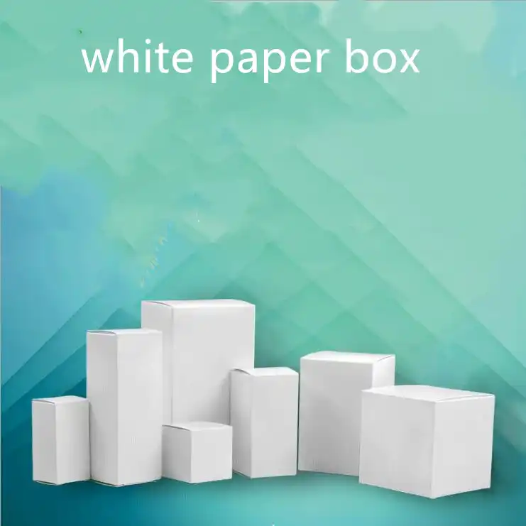 white paper folding boxes small handmade diy gifts packaging
