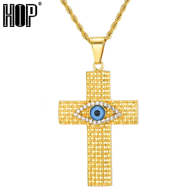 HIP Hop Bling Iced Out Evil Eye Cross Necklaces & Pendants Gold Filled Stainless Steel Natural Stone Necklace For Men Jewelry
HIP Hop Bling Iced Out Evil Eye Cross Necklaces & Pendants Gold Filled Stainless Steel Natural Stone Necklace For Men Jewelry