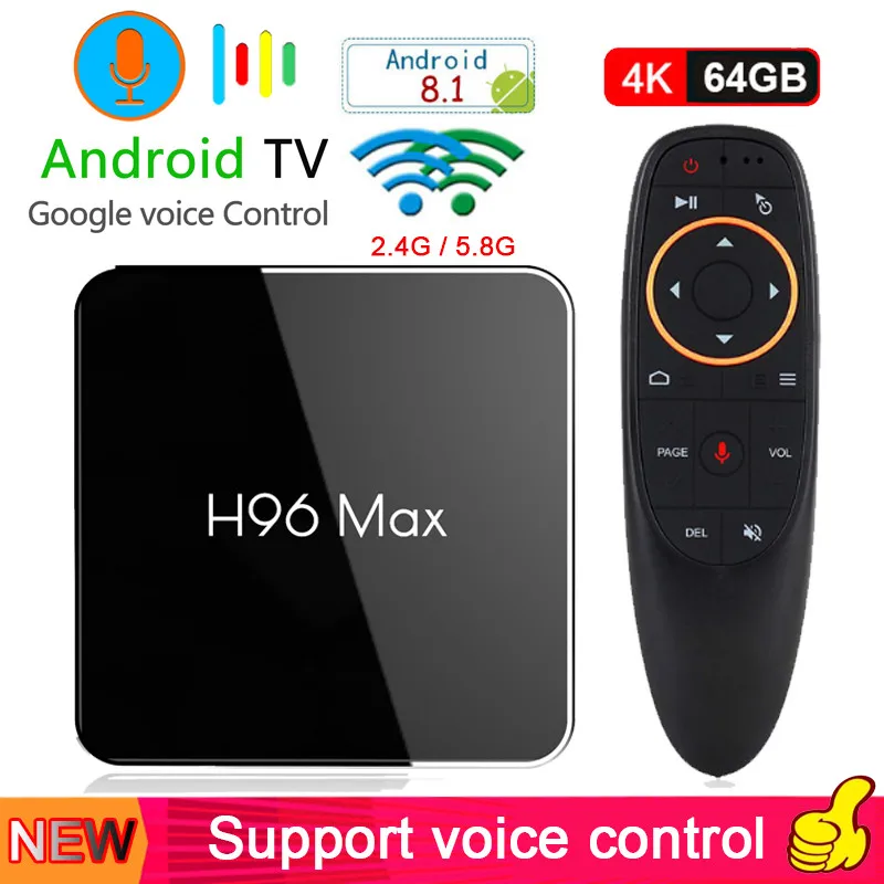 2019 H96 MAX X2 Android 8.1 TV Box Google voice control 4GB 64GB Amlogic S905X2 Quad Core BT 2.4G/5.8G Wifi 4K H.265 SET TOP BOX
2019 H96 MAX X2 Android 8.1 TV Box Google voice control 4GB 64GB Amlogic S905X2 Quad Core BT 2.4G/5.8G Wifi 4K H.265 SET TOP BOX