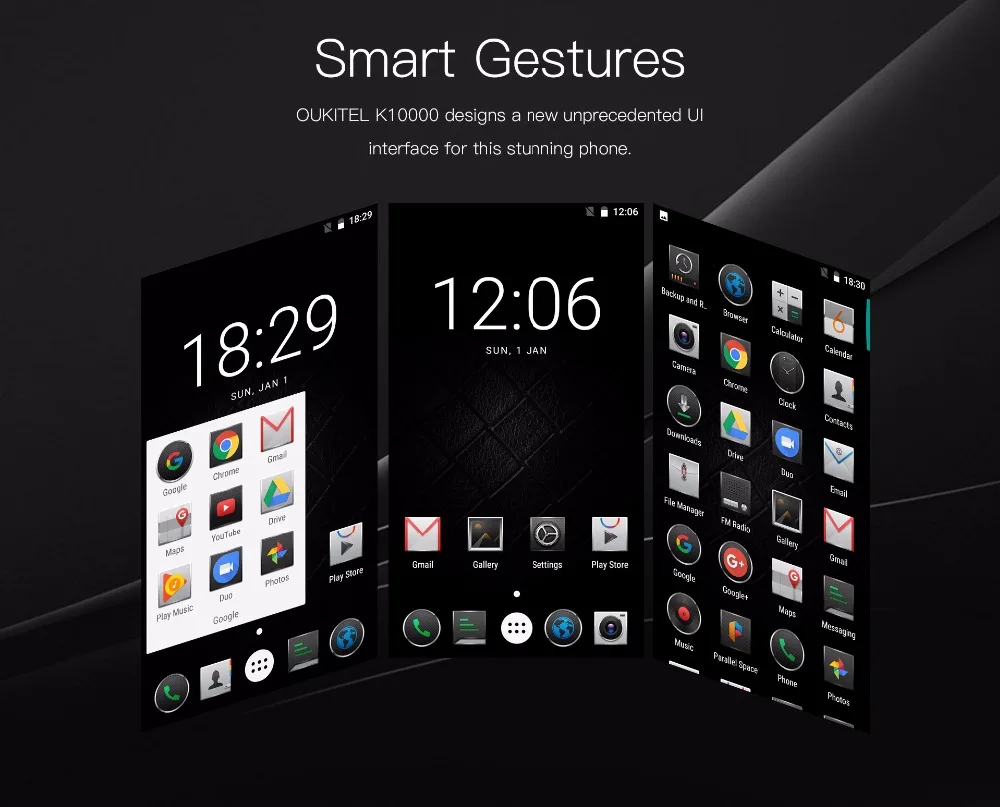 OUKITEL K10000 Pro 5.5" FHD LTE Android N Mobile Smart Phone Octa Core