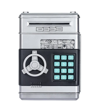 Electronic Piggy Bank ATM Password Money Box Cash Coins Saving Box ATM Bank Safe Box Automatic Deposit Banknote Kids Toys Gift
Electronic Piggy Bank ATM Password Money Box Cash Coins Saving Box ATM Bank Safe Box Automatic Deposit Banknote Kids Toys Gift
