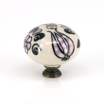 Set of 6 Purple flower painted Round Ceramic Cabinet Handle Drawer Knob Antique Kitchen Cupboard Wardrobe Pull 40mm Diameter
Set of 6 Purple flower painted Round Ceramic Cabinet Handle Drawer Knob Antique Kitchen Cupboard Wardrobe Pull 40mm Diameter