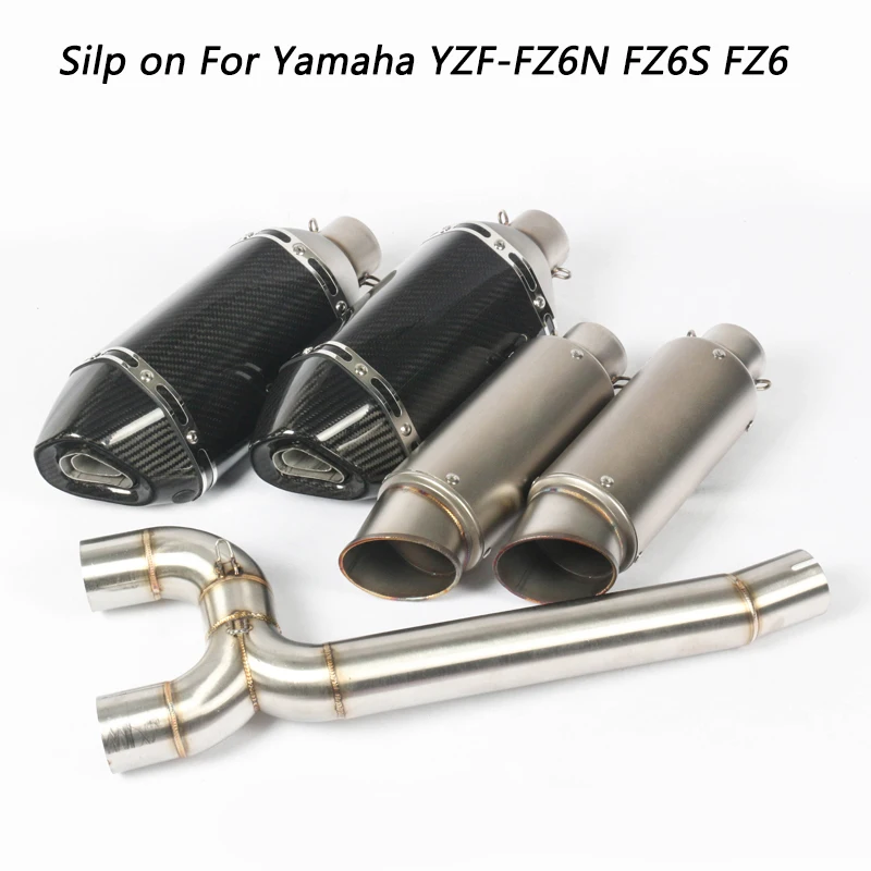 Silp on for Yamaha YZF-FZ6N YZF-FZ6S Motorcycel Stainless Steel Middle Connecting Tail Exhaust Muffler Pipe For FZ6N FZ6S
Silp on for Yamaha YZF-FZ6N YZF-FZ6S Motorcycel Stainless Steel Middle Connecting Tail Exhaust Muffler Pipe For FZ6N FZ6S