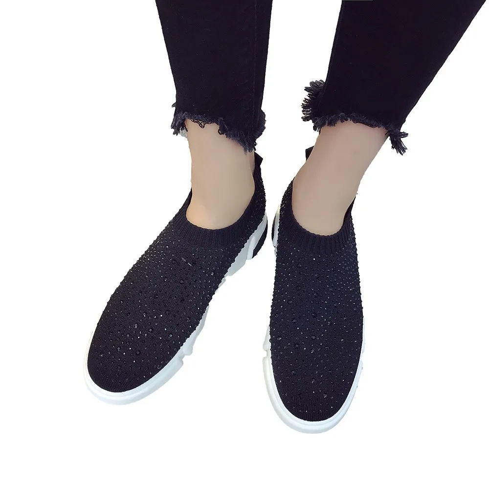 Rhinestone Women Fabric Shoes Breathable Sneakers Women Vulcanized Shoes Spring Autumn Soft Women's Female Casual Sneakers
Rhinestone Women Fabric Shoes Breathable Sneakers Women Vulcanized Shoes Spring Autumn Soft Women's Female Casual Sneakers