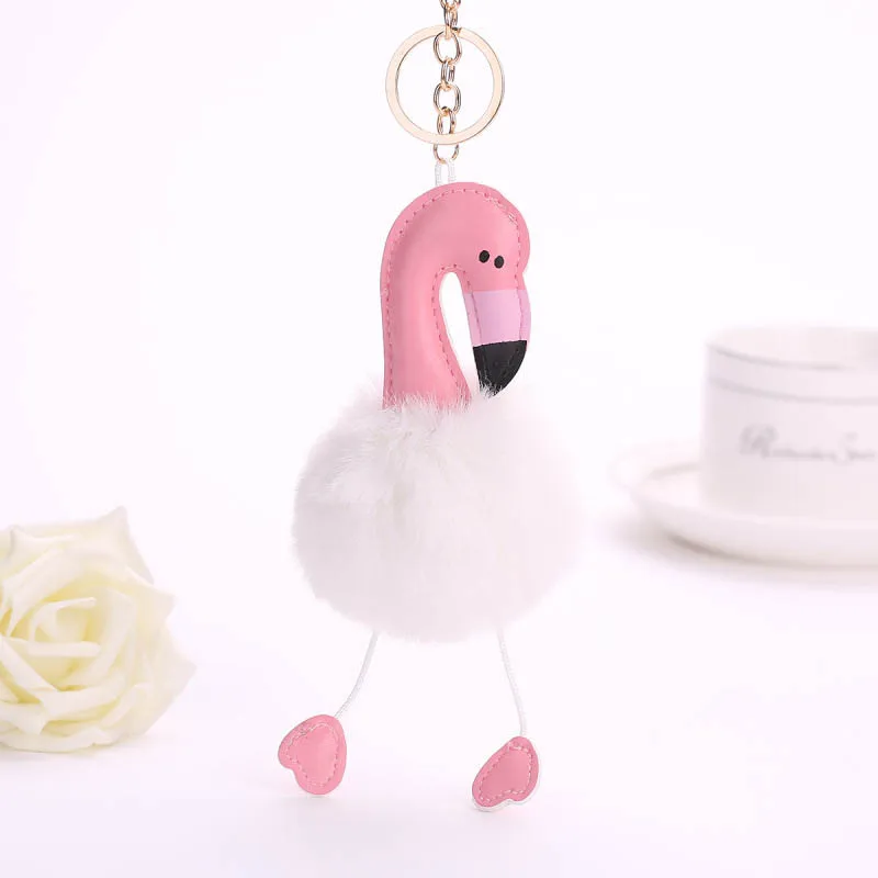 New Cute Keychain For Women Plush Ball Flamingo Animal Ladies Girls Handbag Pendant Car Keychain Key Holder Keyring Gift VL
New Cute Keychain For Women Plush Ball Flamingo Animal Ladies Girls Handbag Pendant Car Keychain Key Holder Keyring Gift VL