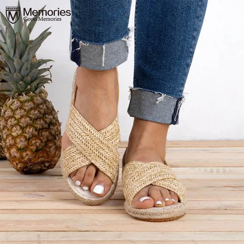 Women Cane Sandals Plus Size 35-43 Summer women shoes Ladies Flat Sandals chaussure Sandalias mujer 2019 zapatos de mujer
Women Cane Sandals Plus Size 35-43 Summer women shoes Ladies Flat Sandals chaussure Sandalias mujer 2019 zapatos de mujer