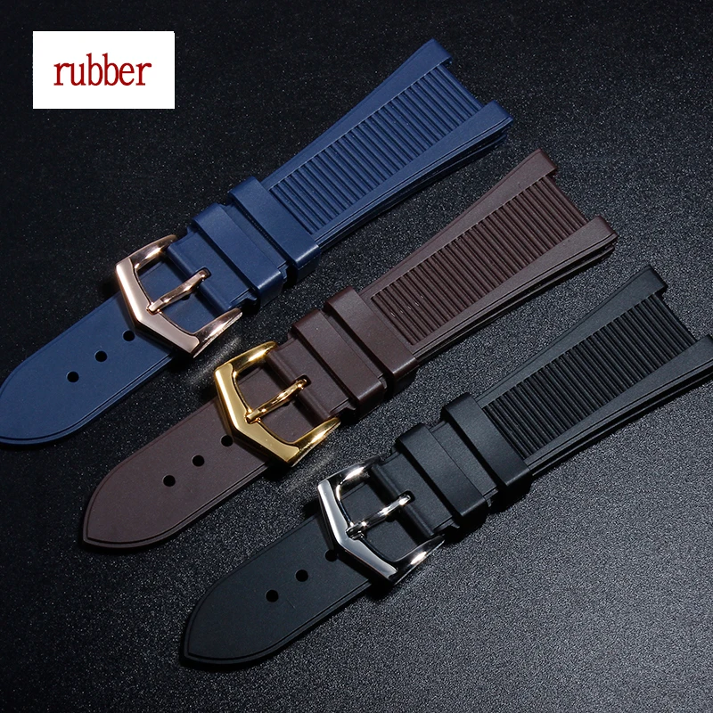 Rubber watchband with pin buckle for Patek Philippe watchstrap 25mm men strap watchproof high quality
Rubber watchband with pin buckle for Patek Philippe watchstrap 25mm men strap watchproof high quality