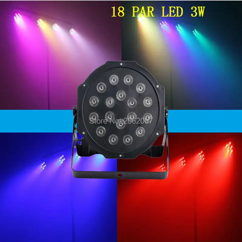 High brightness LED par 18x3w RGB par light dj disco stage light wiht DMX512 Master in christmas light Club Bar family party
High brightness LED par 18x3w RGB par light dj disco stage light wiht DMX512 Master in christmas light Club Bar family party
