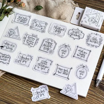 45Pcs Label Stationery Stickers Vintage Letterhead Stickers List Diary Paper Sticker For Kids DIY Scrapbooking Diary Albums
45Pcs Label Stationery Stickers Vintage Letterhead Stickers List Diary Paper Sticker For Kids DIY Scrapbooking Diary Albums
