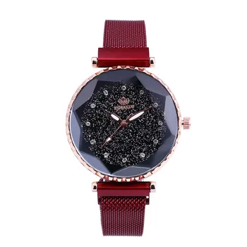 Women Watches Quartz Watch Woman's High-end Distinguished Starry Sky Magnetic Rhinestone Female Clock relogio feminino
Women Watches Quartz Watch Woman's High-end Distinguished Starry Sky Magnetic Rhinestone Female Clock relogio feminino