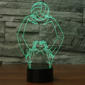 Volleyball Toss Lamp 7 Changing Colors 3d illusion night lamp
Volleyball Toss Lamp 7 Changing Colors 3d illusion night lamp