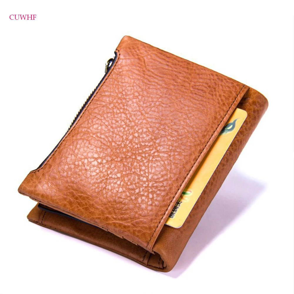 CUWHF New double link retro Men Wallets 100% Genuine Leather Purse with Credit Card Holder Male Wallet Short men's wallet
CUWHF New double link retro Men Wallets 100% Genuine Leather Purse with Credit Card Holder Male Wallet Short men's wallet
