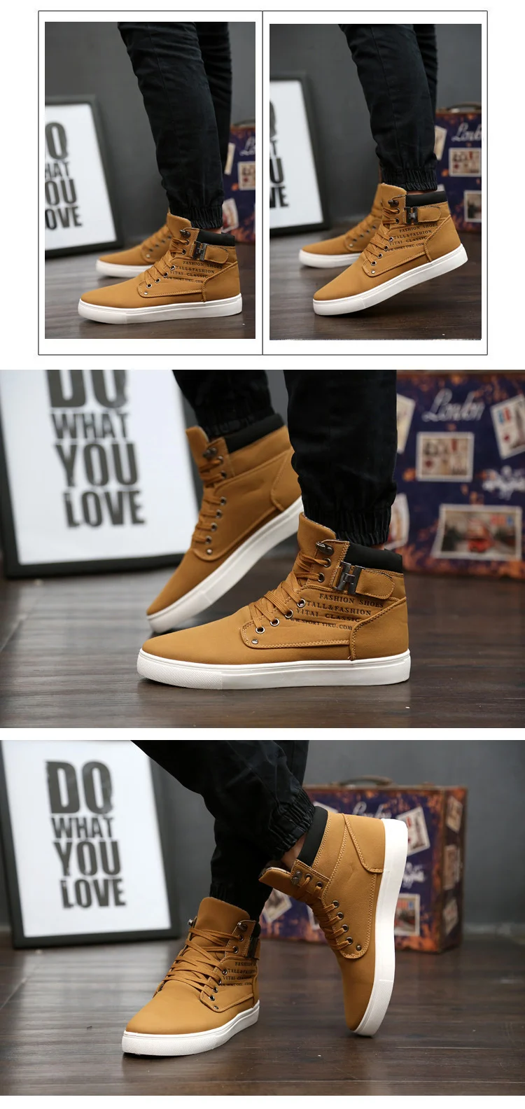 Men Snow Boots Fashion Microfiber PU Warm Plus Cotton Ankle Autumn Winter Boots Men Snow Boots Fashion Microfiber PU Warm Plus Cotton Ankle Autumn Winter Boots