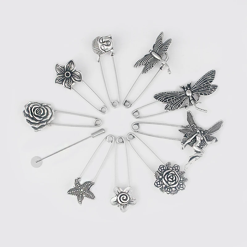 3pcs Antique Silver Scarf Strong Metal Pin Large Safety Dragonfly/Flower/Starfish Scarf Lapel Pin Brooches For Women Jewelry
3pcs Antique Silver Scarf Strong Metal Pin Large Safety Dragonfly/Flower/Starfish Scarf Lapel Pin Brooches For Women Jewelry