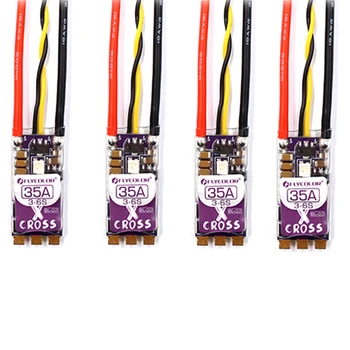 

FLYCOLOR BLHeli_32 35A 50A X-Cross BL-32 Brushless ESC 3-6S Dshot1200/RGB Speed Controller with LED for FPV Racing Quadcopter