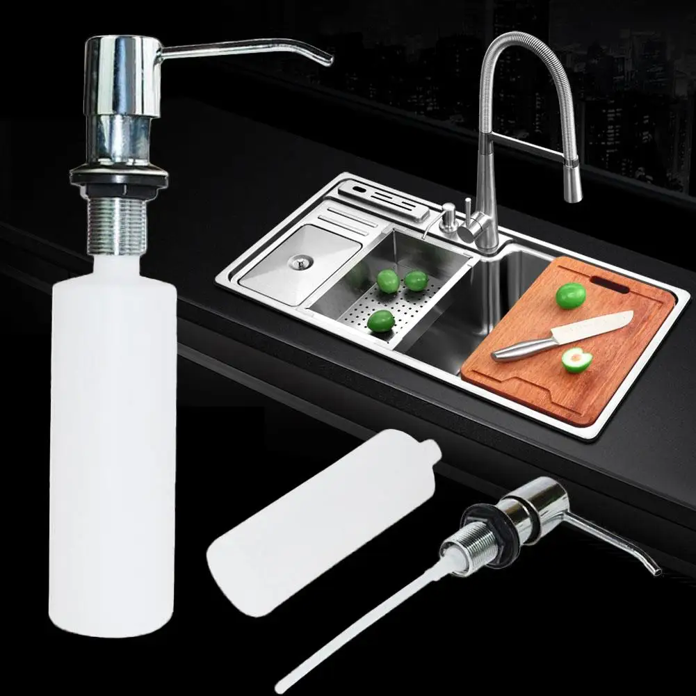 Kitchen Soap Dispenser Bathroom Detergent Dispenser For Liquid Soap Lotion Dispensers Tools Stainless Steel Head + ABS Bottle
Kitchen Soap Dispenser Bathroom Detergent Dispenser For Liquid Soap Lotion Dispensers Tools Stainless Steel Head + ABS Bottle