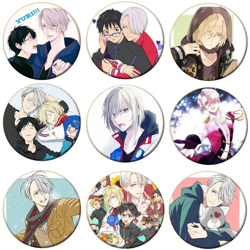 1pcs Hot Anime YURI!!! on ICE Cosplay Badge Cartoon Yuri Brooch Pins Collection Victor bags Badges for Backpacks Button Clothes
1pcs Hot Anime YURI!!! on ICE Cosplay Badge Cartoon Yuri Brooch Pins Collection Victor bags Badges for Backpacks Button Clothes