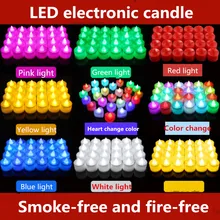 24Pcs/boxed electronic candle romantic LED lights wedding birthday party scene layout props family romantic atmosphere lights
24Pcs/boxed electronic candle romantic LED lights wedding birthday party scene layout props family romantic atmosphere lights