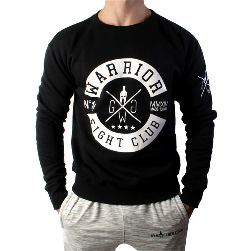 fitness Men Sweatshirt Sport gym long t shirt (4)