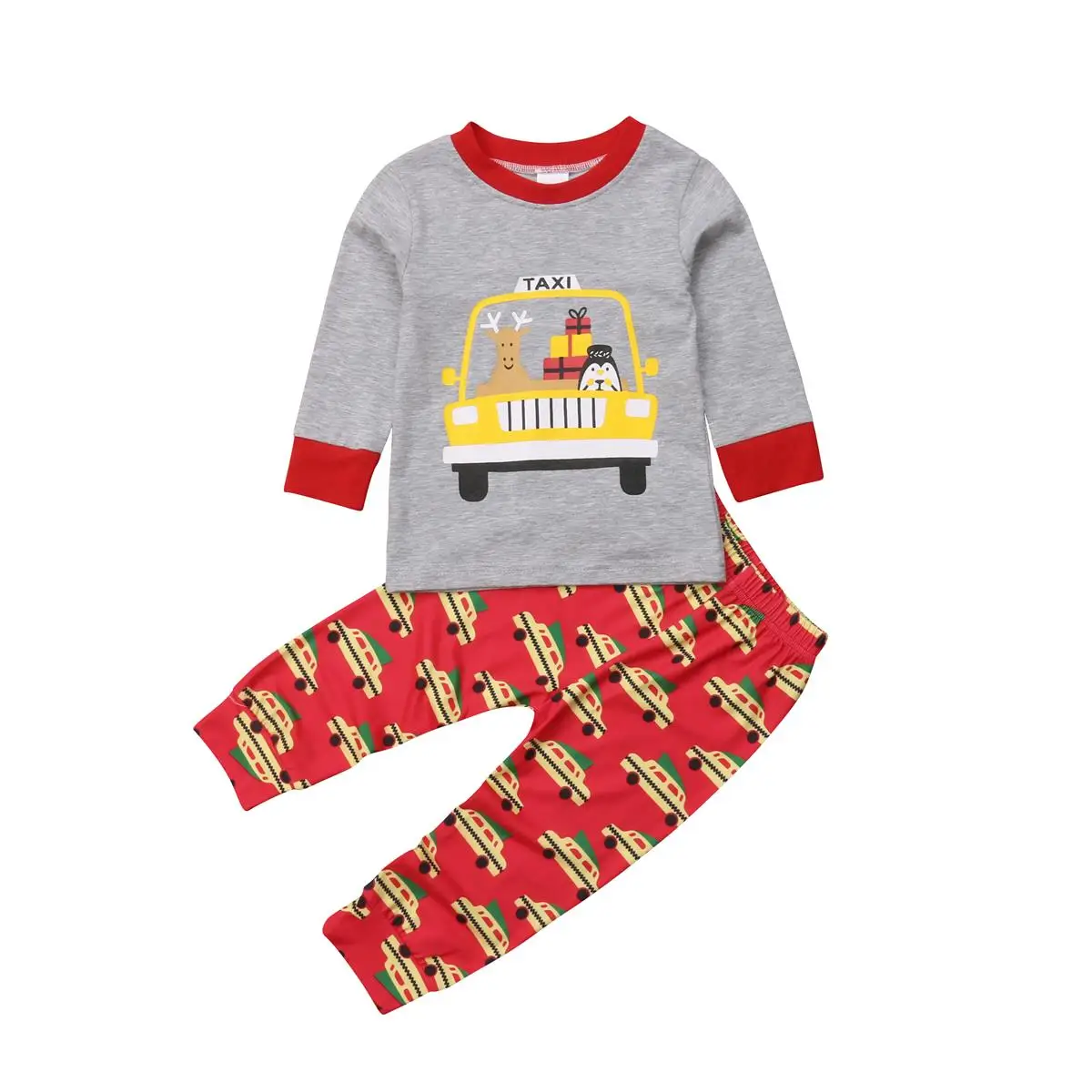 Christmas Kids Baby Boy Deer Taxi Tops Long Sleeve T-shirt Leggings Pants 2PCS Outfits Clothes Set
Christmas Kids Baby Boy Deer Taxi Tops Long Sleeve T-shirt Leggings Pants 2PCS Outfits Clothes Set
