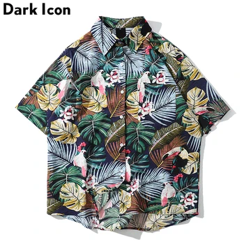 Dark Icon Tropical Hawaii Shirts Men 2019 Summer Beach Shirt Street Men's Shirt Male Top
Dark Icon Tropical Hawaii Shirts Men 2019 Summer Beach Shirt Street Men's Shirt Male Top