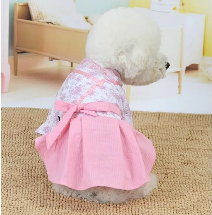 Dog Chinese Hanfu Clothes Japanese Kimono Costume Small Dog Puppy Luxury Dress Summer Pet Cat Tutu Skirt Princess Wedding Dress
Dog Chinese Hanfu Clothes Japanese Kimono Costume Small Dog Puppy Luxury Dress Summer Pet Cat Tutu Skirt Princess Wedding Dress