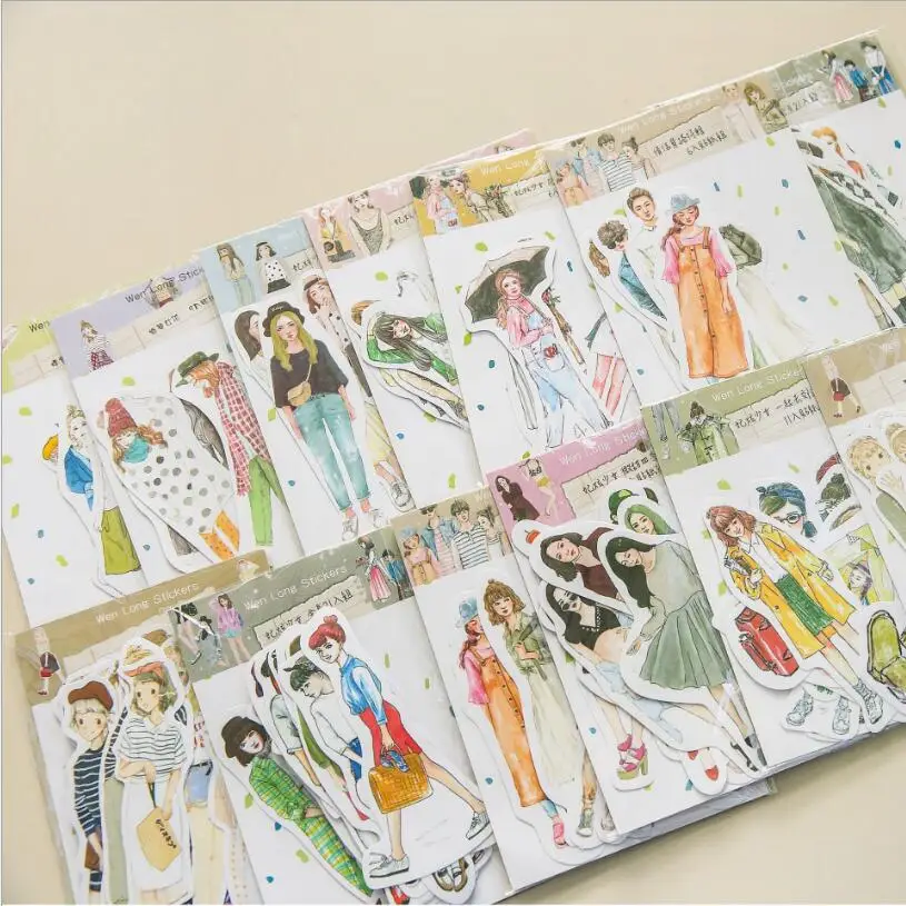 6-49 pcs/lot Sweet girl retro personage paper sticker Japanese and Korean style diary decorate sticker children Stationery label
6-49 pcs/lot Sweet girl retro personage paper sticker Japanese and Korean style diary decorate sticker children Stationery label