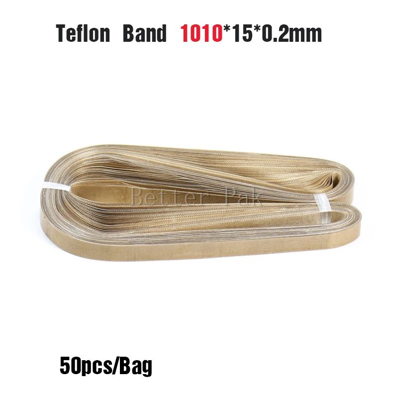 1010*15*0.2mm continous Band sealer teflon belt,P.T.F.E Resin products,seamless ring tape FR-1000 band sealer parts 50pcs/bag
1010*15*0.2mm continous Band sealer teflon belt,P.T.F.E Resin products,seamless ring tape FR-1000 band sealer parts 50pcs/bag