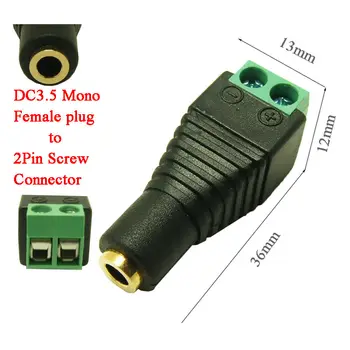50Pcs free shipping 3.5mm 1/8" 3.5 female Audio Mono Plug Audio Connector Adapter 3.5 audio mono plug to screw terminal
50Pcs free shipping 3.5mm 1/8" 3.5 female Audio Mono Plug Audio Connector Adapter 3.5 audio mono plug to screw terminal