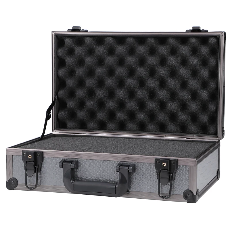 Small Hard latching Aluminium Flight Case Tool Storage Box Camera Photography DJ Foam cutting trolley tool bag
Small Hard latching Aluminium Flight Case Tool Storage Box Camera Photography DJ Foam cutting trolley tool bag
