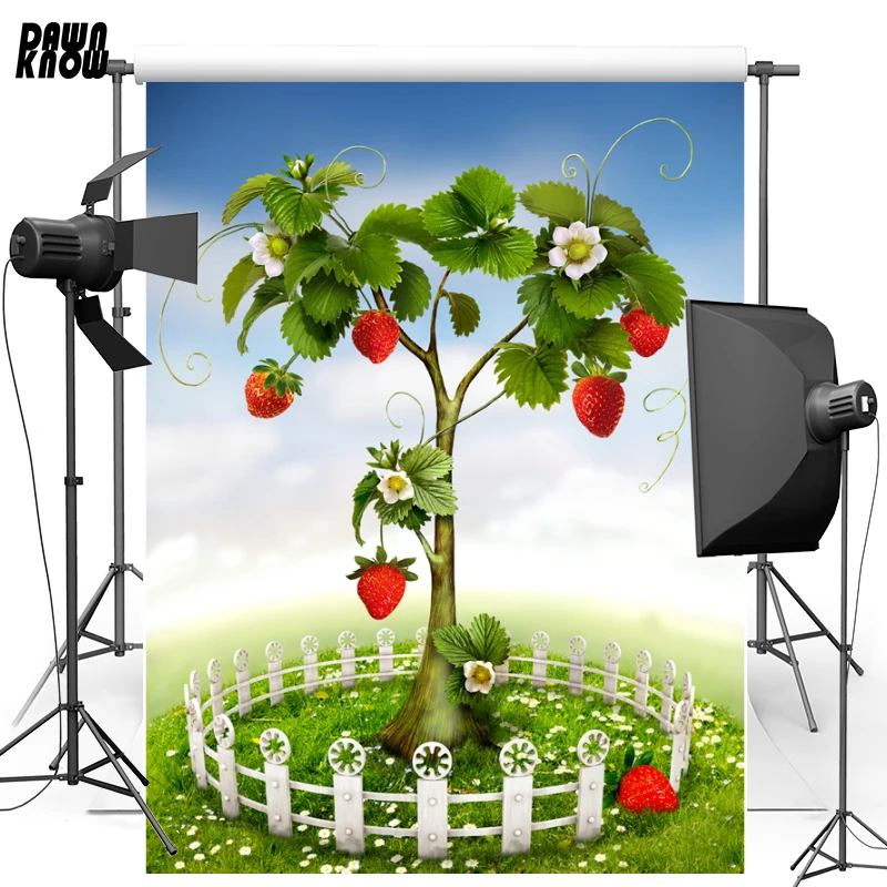 DAWNKNOW Fairy Tale Vinyl Photography Background For Wedding Strawberry Polyester Backdrop For Children Photo Studio F1706
DAWNKNOW Fairy Tale Vinyl Photography Background For Wedding Strawberry Polyester Backdrop For Children Photo Studio F1706