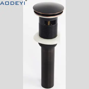 AODEYI Washbasin Drain Black Brass Bathroom Accesseries Big Pop-up Drain With Overflow Basin Waste Sink Brass Valve 11-223
AODEYI Washbasin Drain Black Brass Bathroom Accesseries Big Pop-up Drain With Overflow Basin Waste Sink Brass Valve 11-223