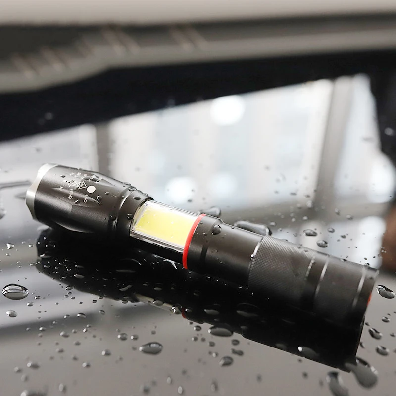 Hand-held automobile repair working lamp COB+T6 dual-purpose flashlight Telescopic focus working lamp Camping lamp with magnet
Hand-held automobile repair working lamp COB+T6 dual-purpose flashlight Telescopic focus working lamp Camping lamp with magnet