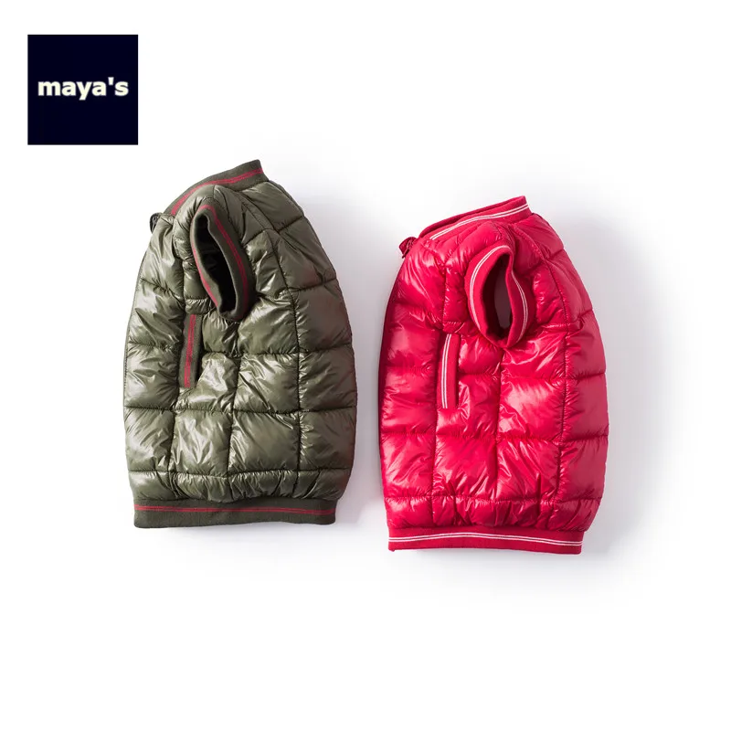 Mayas Winter Boys Light Warm Vest Children Solid Color Sleeveless Thickening Waistcoat Kids Fashion Basic New Warm Coat 81194
Mayas Winter Boys Light Warm Vest Children Solid Color Sleeveless Thickening Waistcoat Kids Fashion Basic New Warm Coat 81194