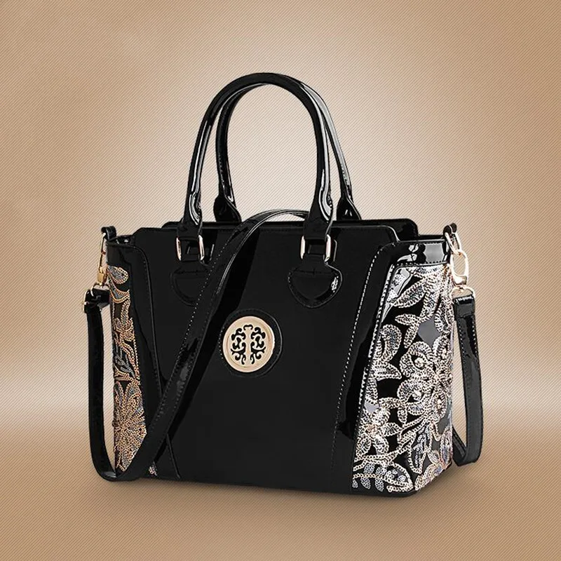 2016 women's japanned leather handbag fashion cowhide leather big bag genuine leather party handbag
2016 women's japanned leather handbag fashion cowhide leather big bag genuine leather party handbag