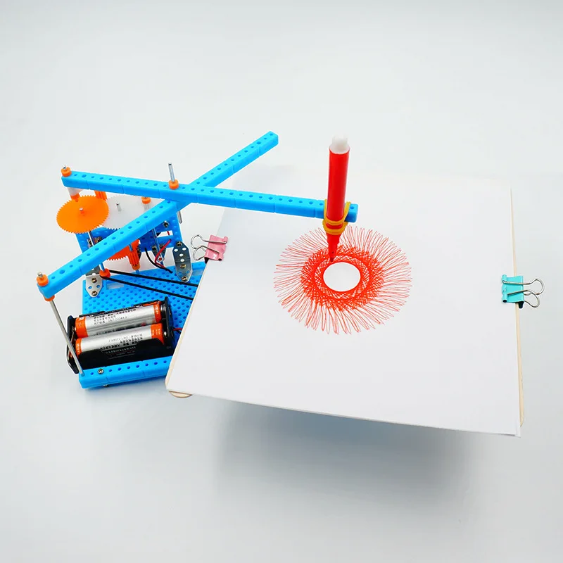 DIY Technology Children Manual Assembly Material DIY Small Invention Drawing Machine Automatic Drawing Machine Model Toy
DIY Technology Children Manual Assembly Material DIY Small Invention Drawing Machine Automatic Drawing Machine Model Toy