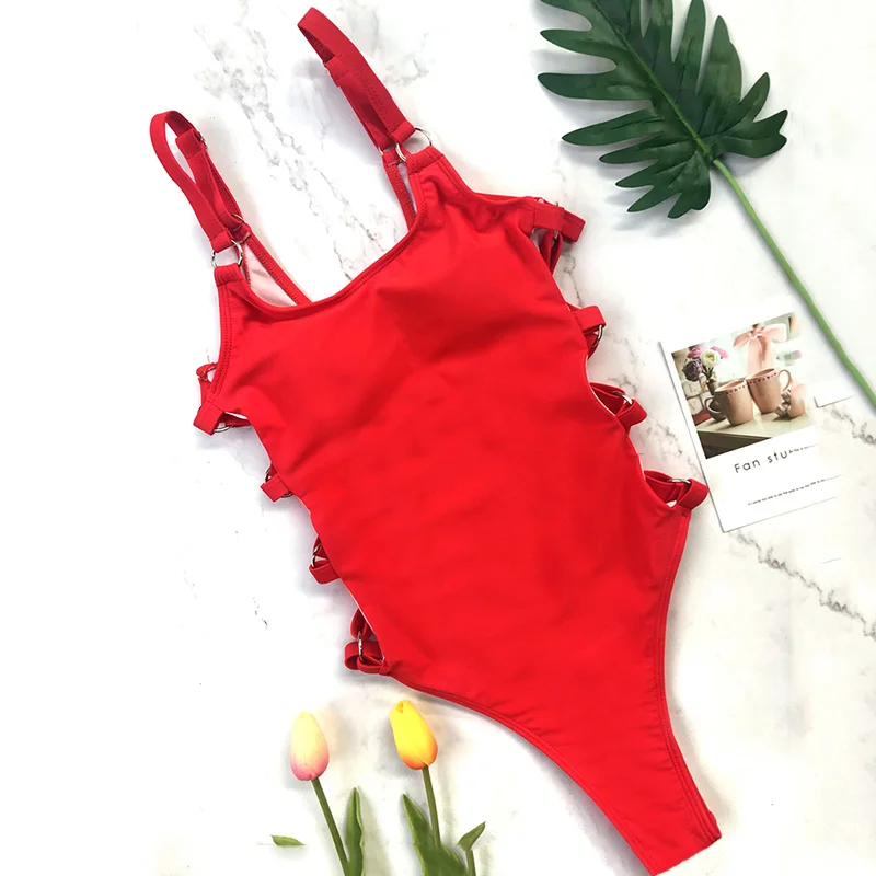 S-XL 2019 Sexy Hollow Cut Out Full Back Women Rings Swimwear One Piece Swimsuit Female Bather Black Red Bathing Suit Swim Lady
S-XL 2019 Sexy Hollow Cut Out Full Back Women Rings Swimwear One Piece Swimsuit Female Bather Black Red Bathing Suit Swim Lady