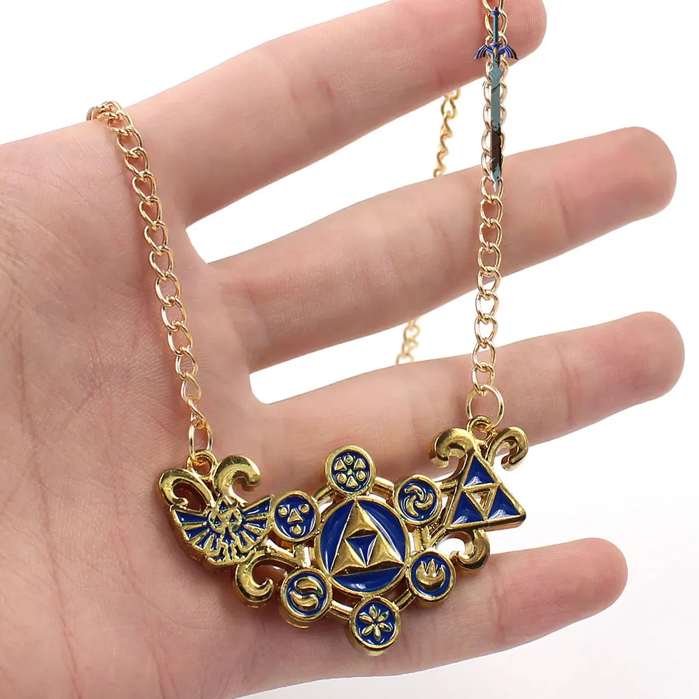 The Legend of Zelda Cosplay Link Necklace Sword Pendants Handmade Necklace Weapons Shield Ornament Accessorie Collection Gift
The Legend of Zelda Cosplay Link Necklace Sword Pendants Handmade Necklace Weapons Shield Ornament Accessorie Collection Gift